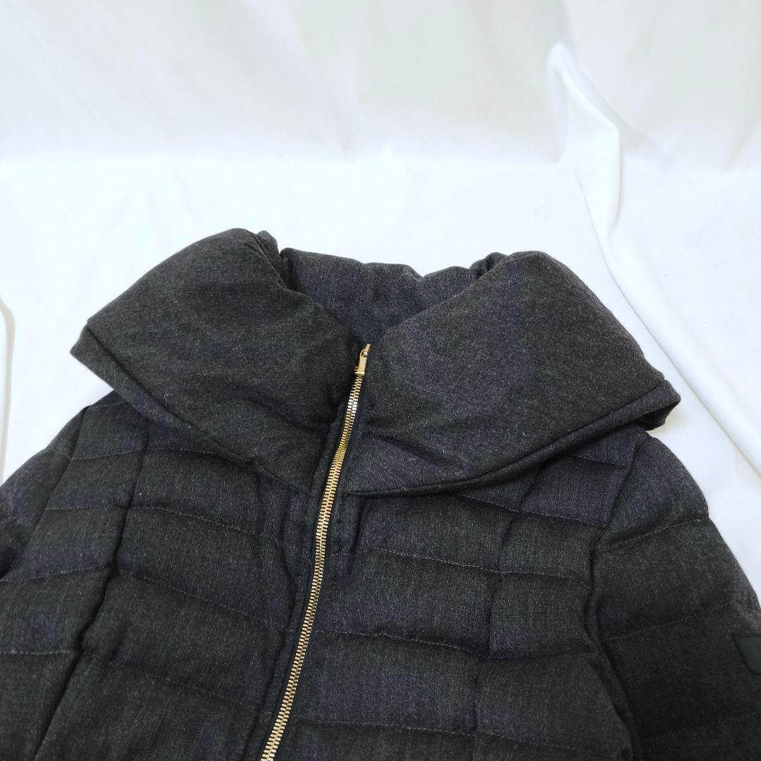 美品✨タトラス ノーブル別注 ウールダウンコート ロング丈 グレー M