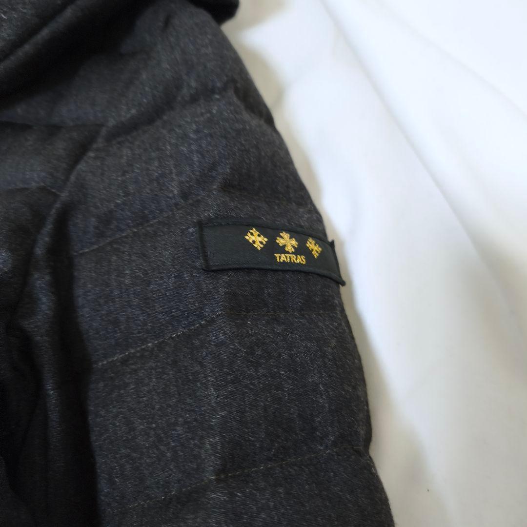 美品✨タトラス ノーブル別注 ウールダウンコート ロング丈 グレー M