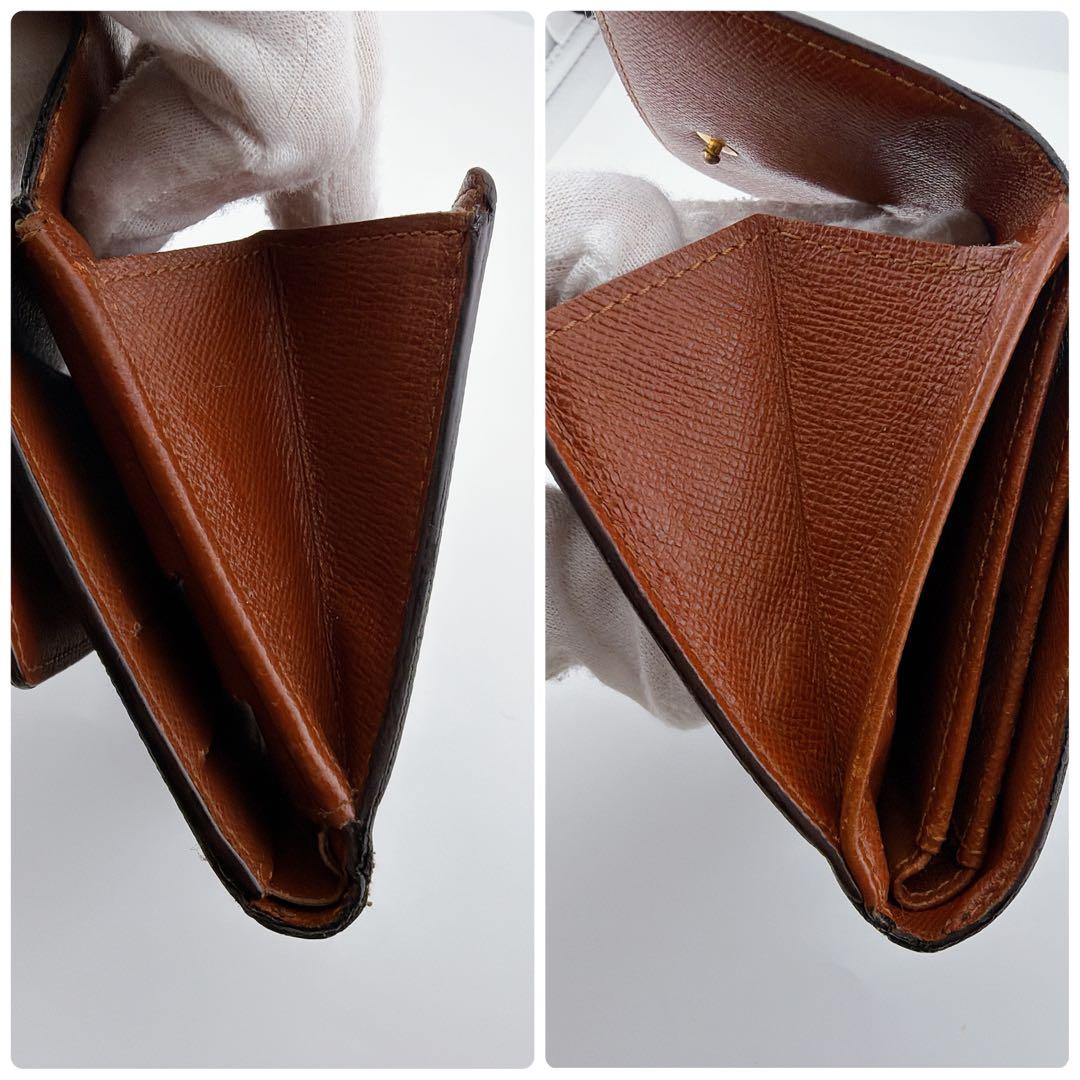 【良品】ルイヴィトン モノグラム ポルトモネビエカルトクレディ 三つ折り財布