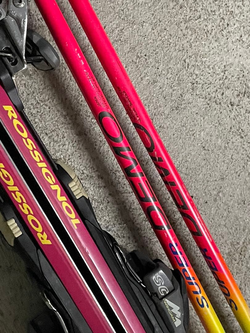 ROSSIGNOL 90年代スキー super virage used 193c