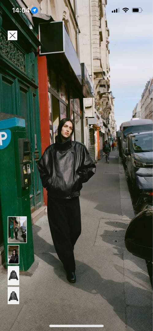 ZARA ザラ オーバーサイズ フェイクレザージャケット L