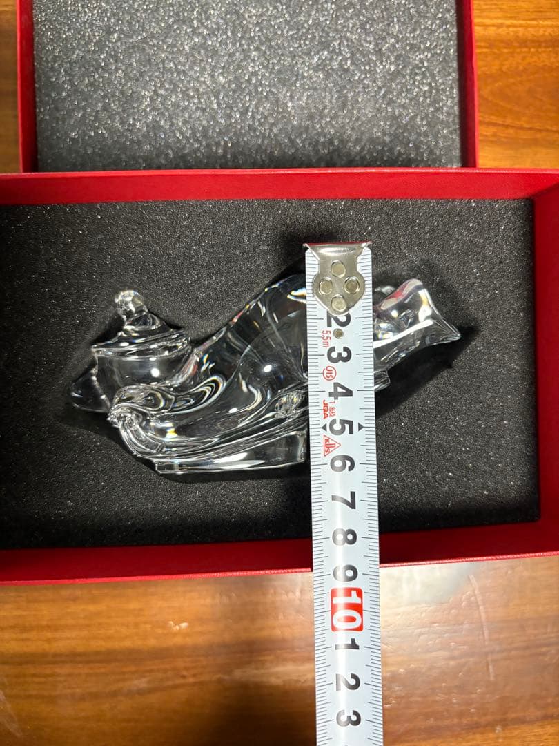 美品 Baccarat バカラ ノエル スレーディング ベア クリスタル