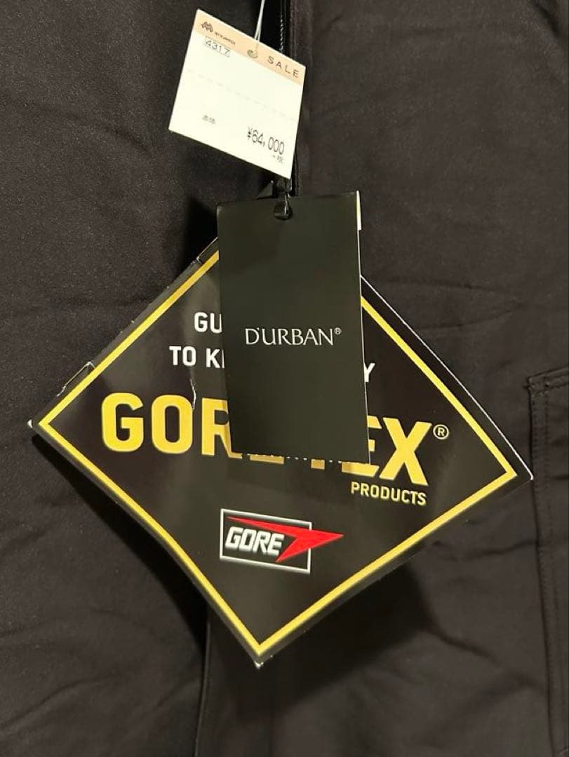 DURBAN GORE-TEX ブラックコート Mサイズ ライナー付き 新品