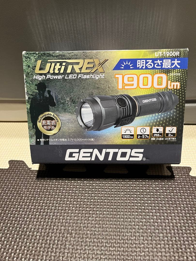 【未使用】GENTOS UT-1900R フラッシュライト