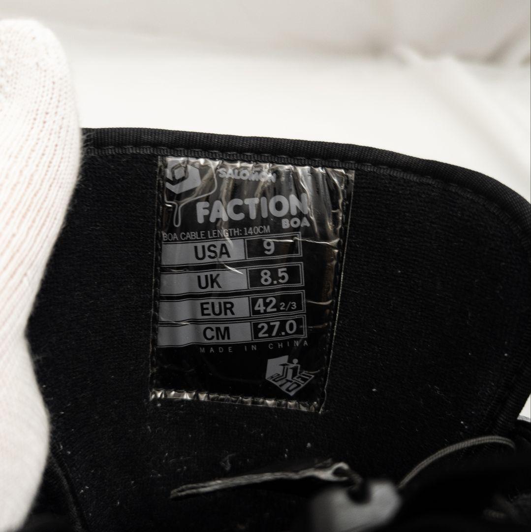 SALOMON FACTION BOA スノボブーツ 27cm ファクションボア