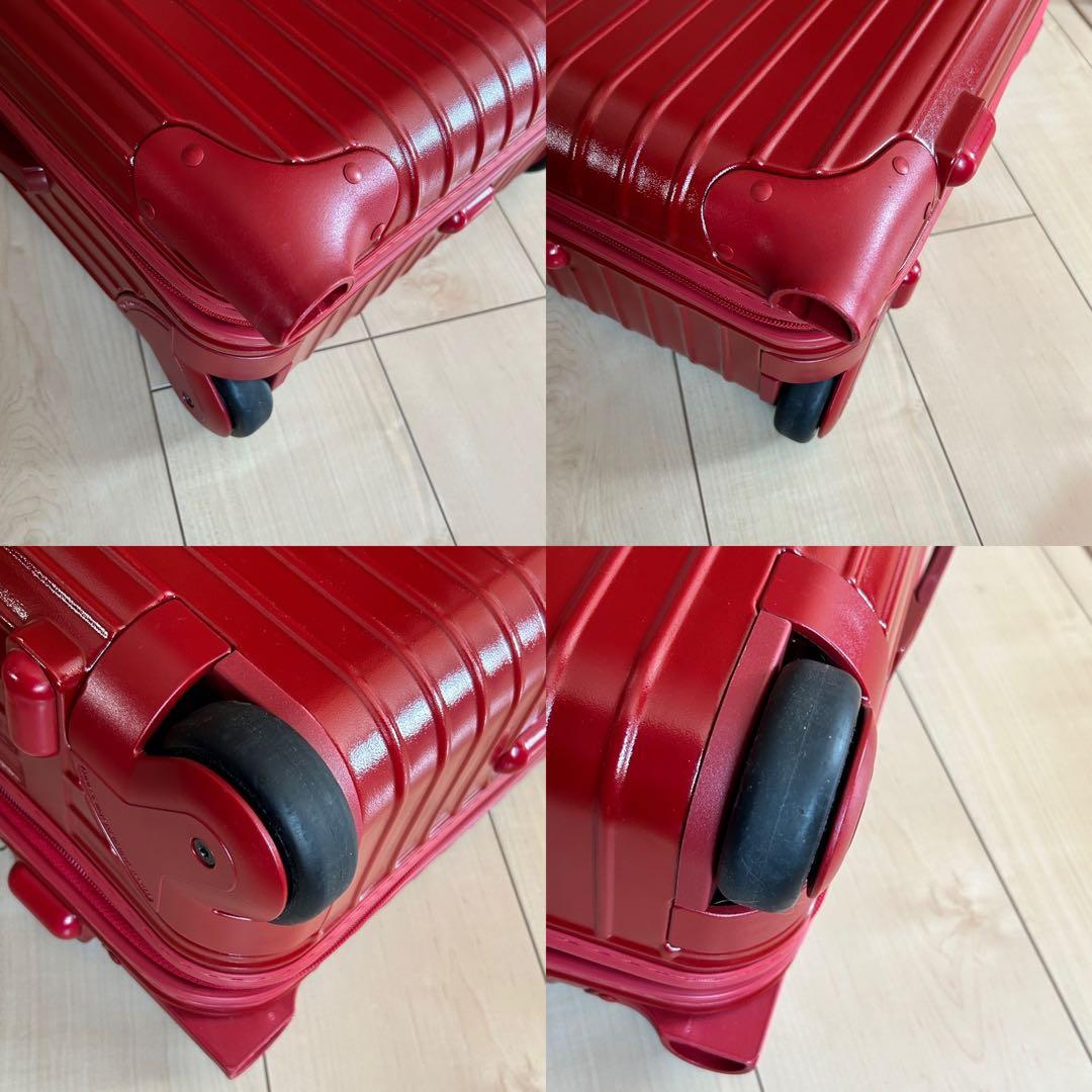 リモワ RIMOWA サルサ キャリーケース トロリー 2輪 赤 機内持込可