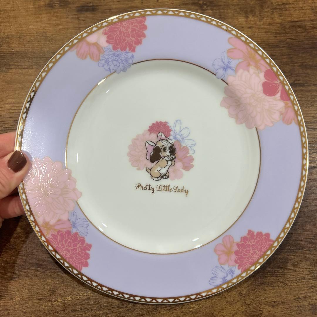 Noritake (ノリタケ) ディズニーストア　Lady プレート２枚セット