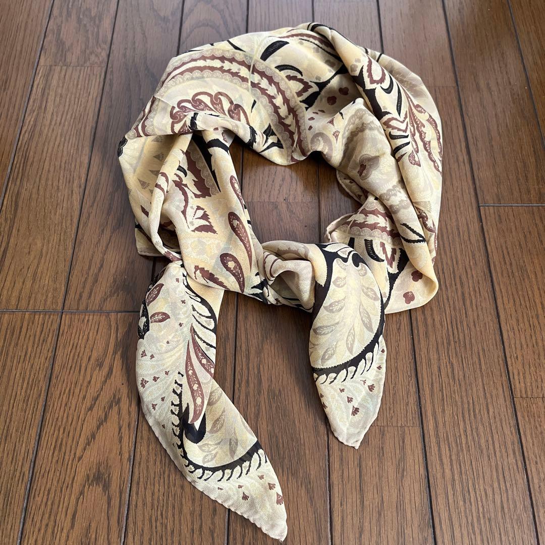 ETRO エトロ　シルク　スカーフ