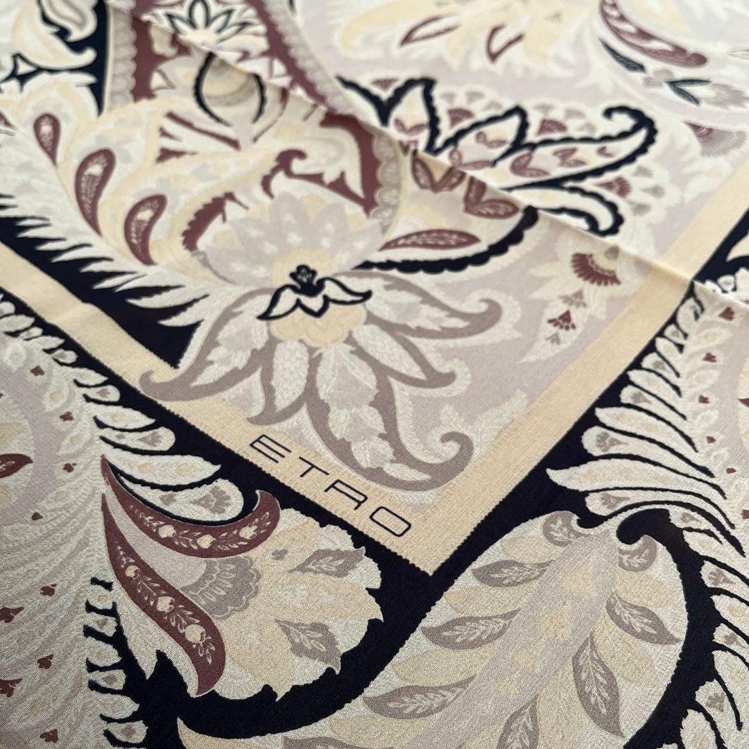 ETRO エトロ　シルク　スカーフ