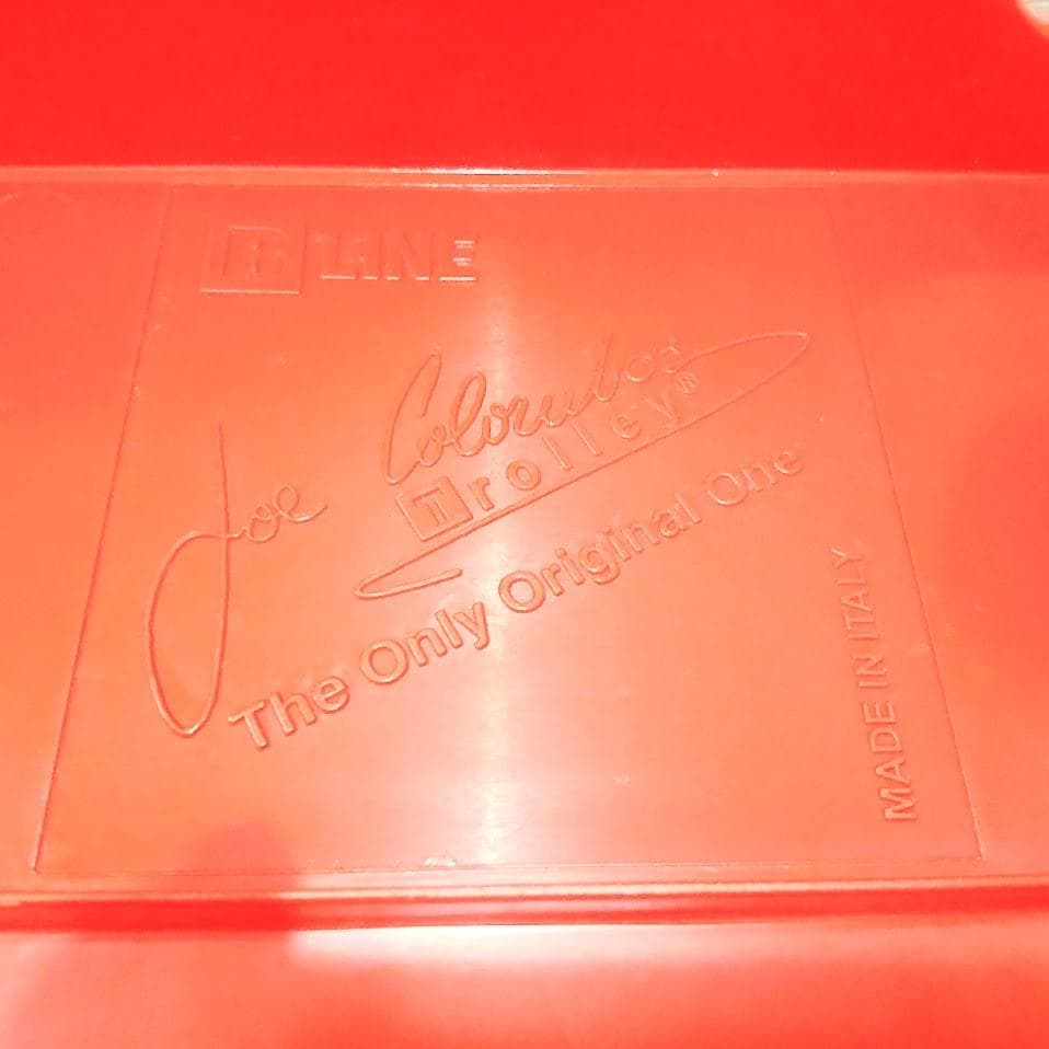 B-LINE Joe Colombo ボビーワゴン 2段 レッド