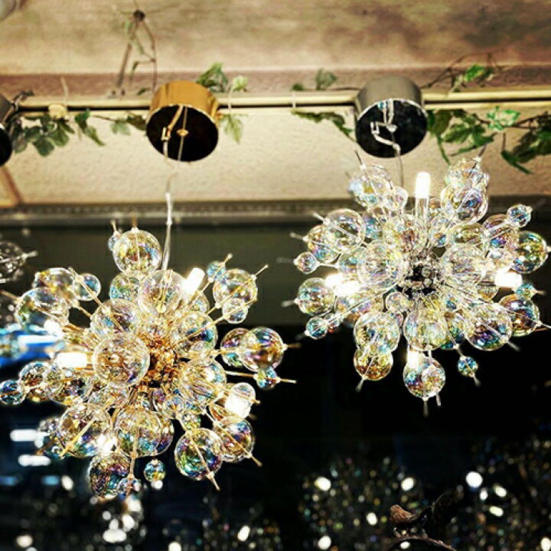 バブルシャンデリア　ゴールドオーロラ