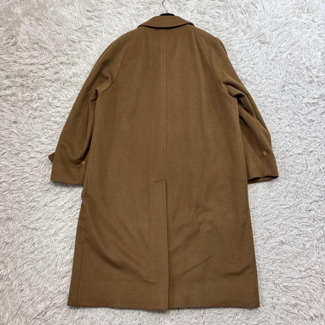 大人気☆【バーバリーズ】ウール&カシミヤ　キャメル　ホースロゴ　175 L〜XL