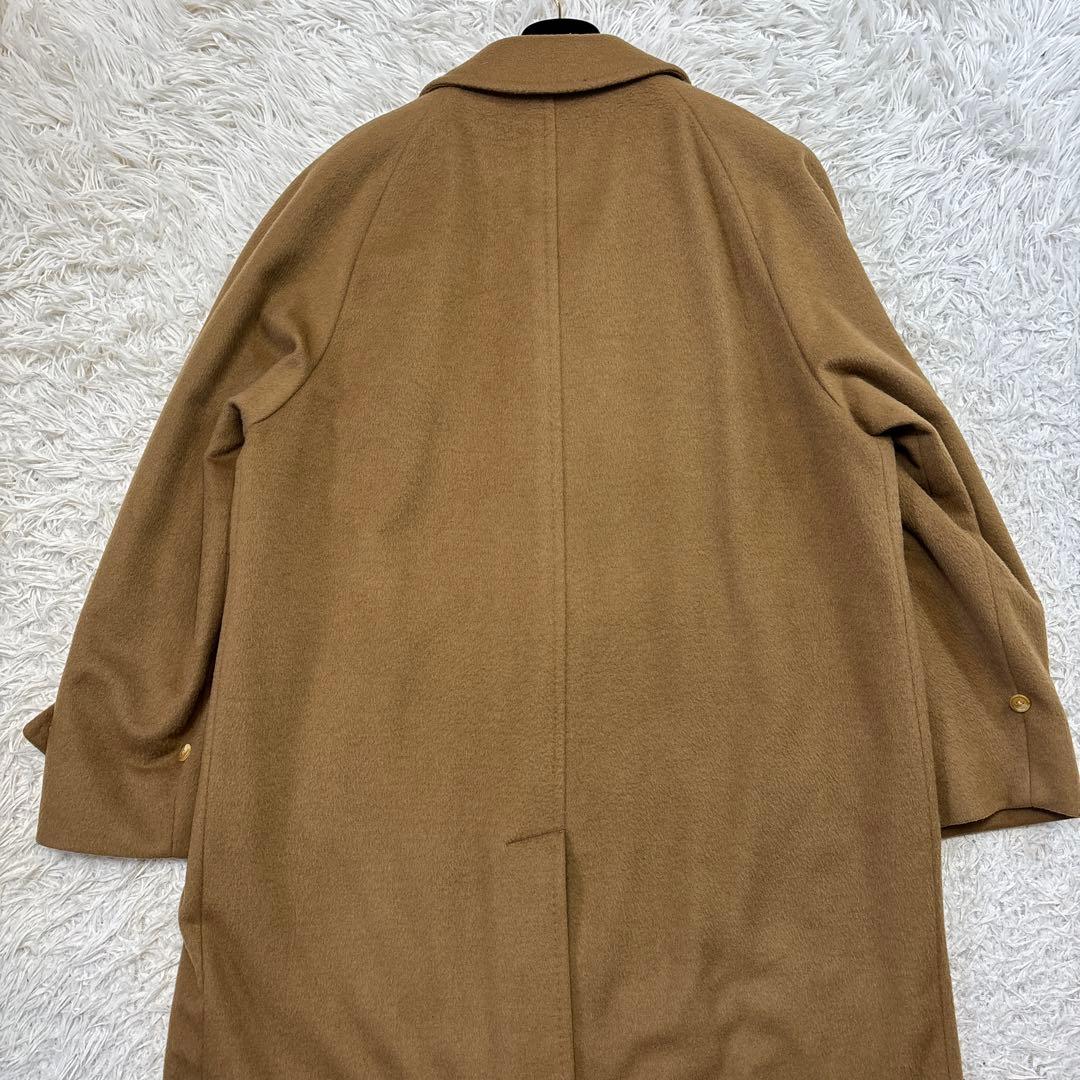 大人気☆【バーバリーズ】ウール&カシミヤ　キャメル　ホースロゴ　175 L〜XL