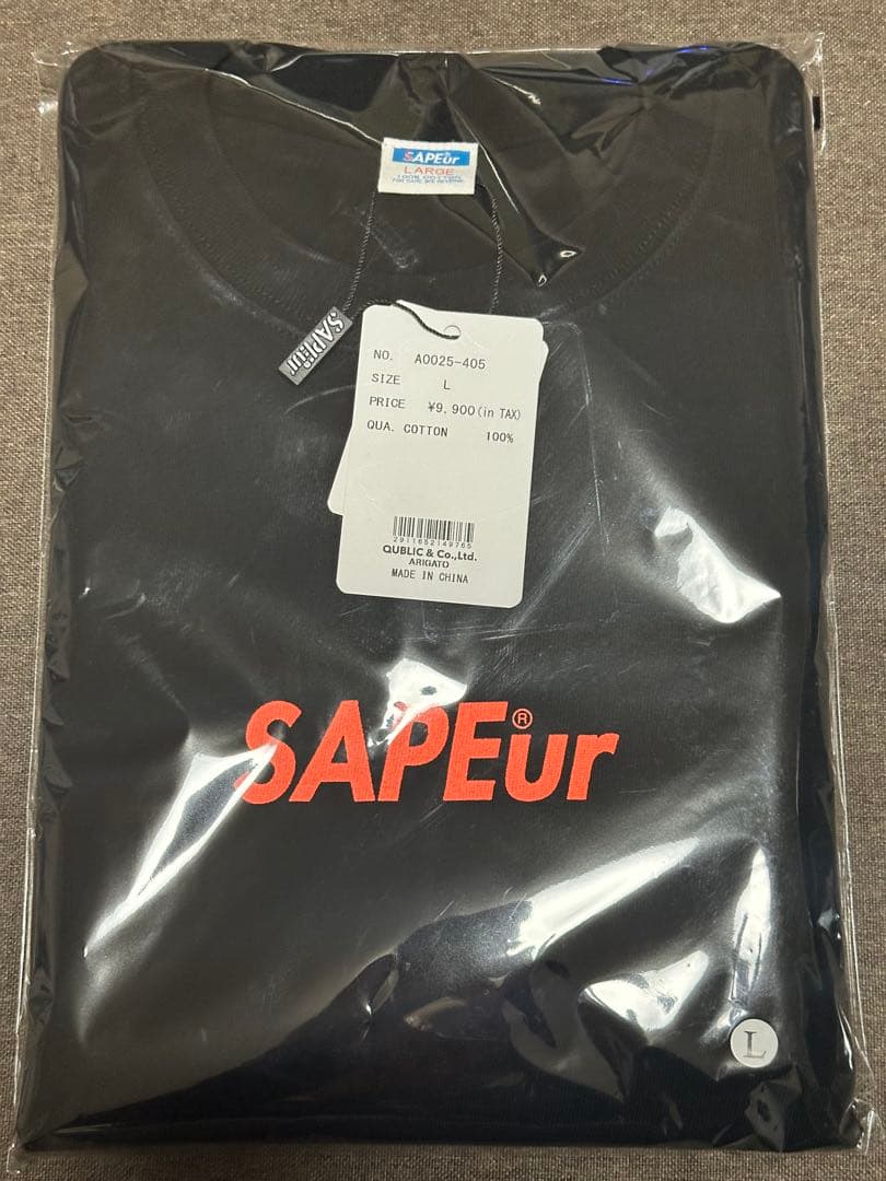 SAPEur サプール ロンT ロッドマン 黒