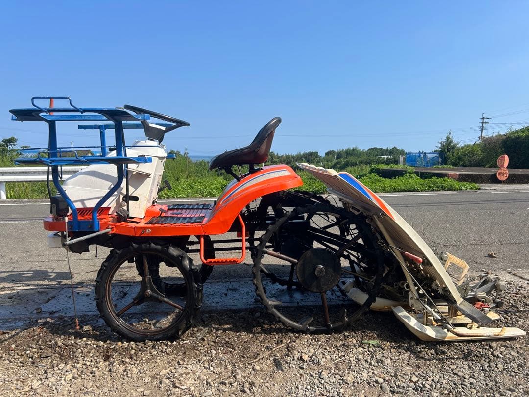 宮崎　クボタ　田植機 4条植え 6馬力　SPK4 ガソリン 田植え機 動画あり