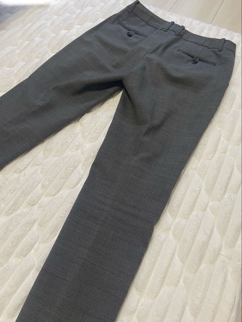 【美品】洋服の青山 n-line Precious パンツスーツ グレー