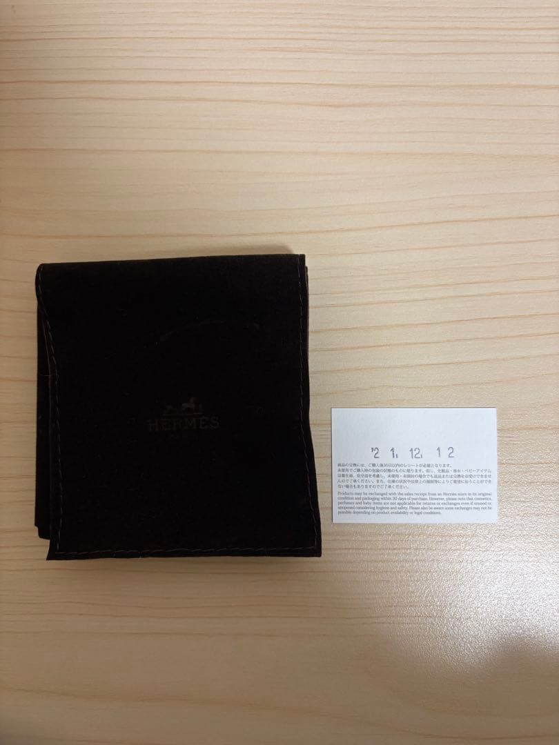 エルメス　レザーブレスレット　ピンク