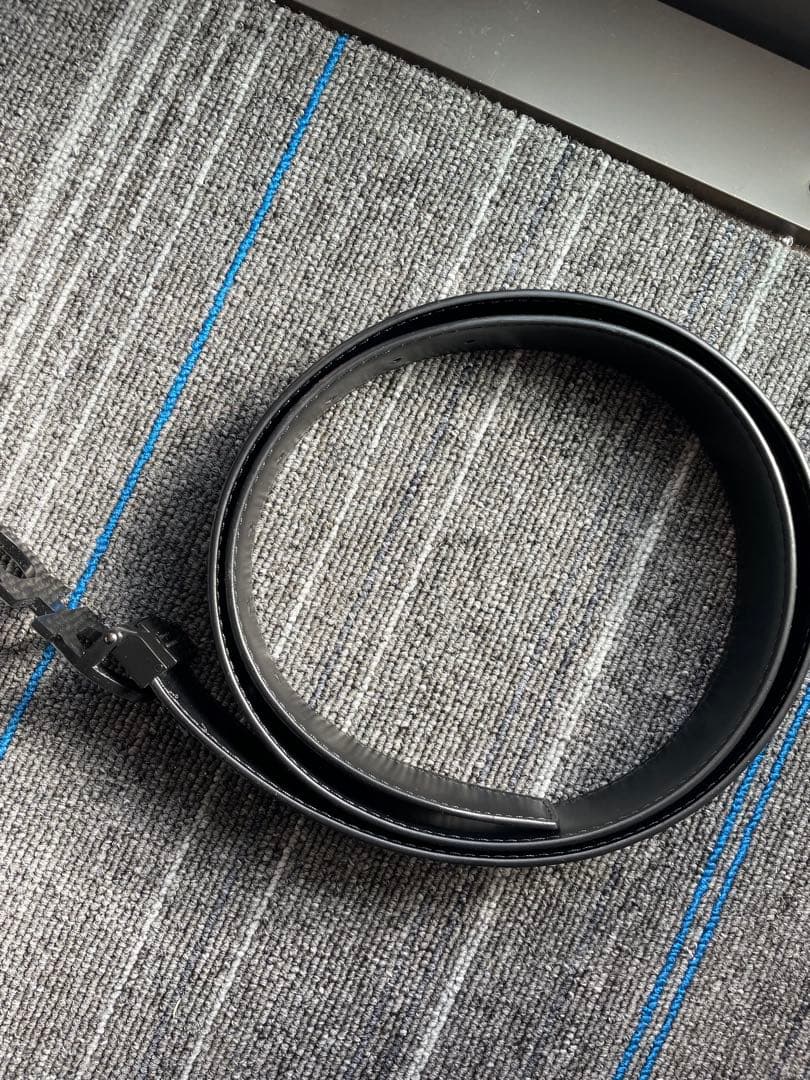 小物 Ferragamo leather big emboss belt