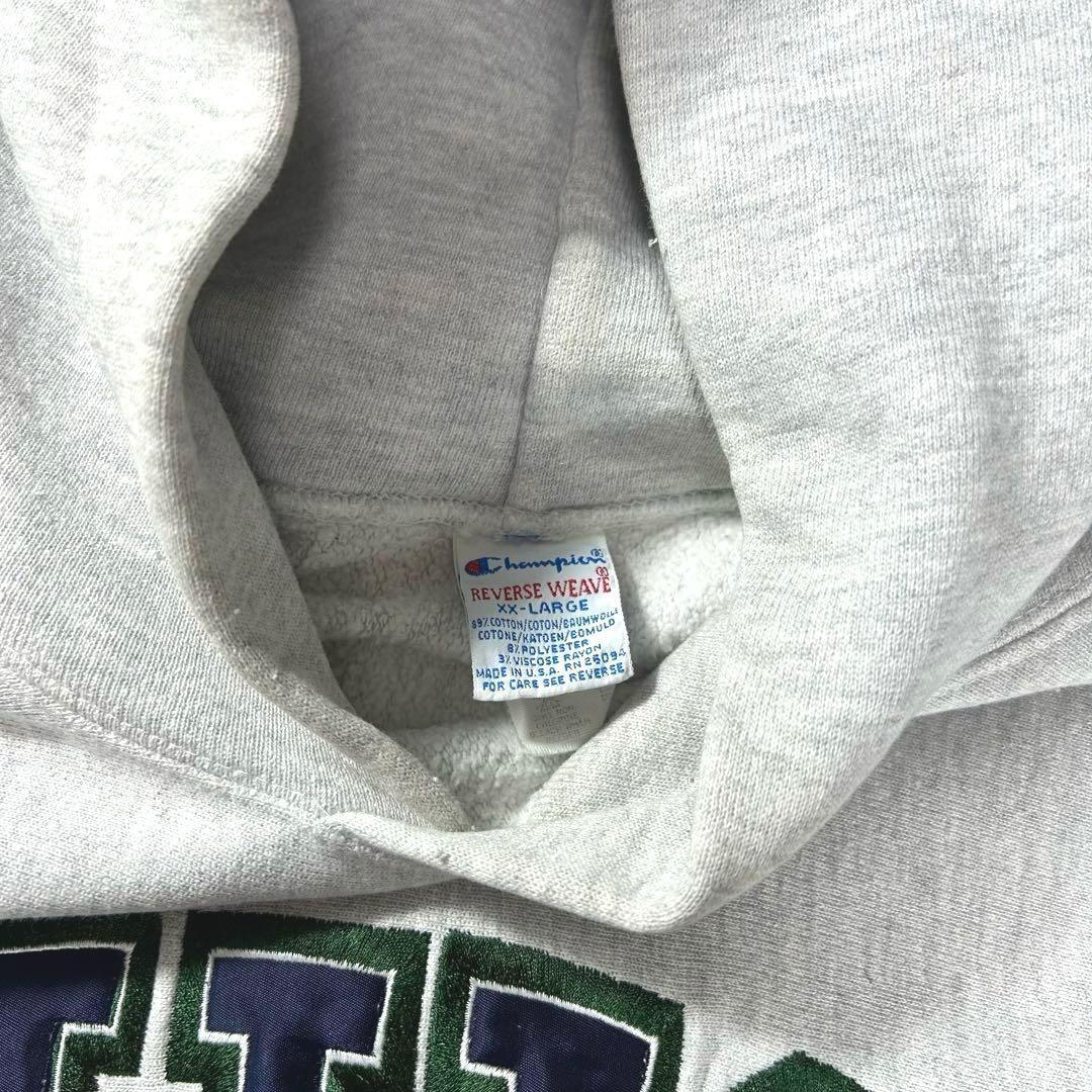 希少✨champion リバースウィーブ 90s XXL カレッジロゴ　パーカー