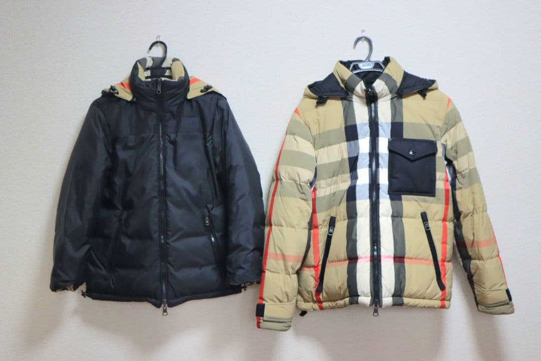 【更にお値下✨】Burberry Mリバーシブルダウンジャケット