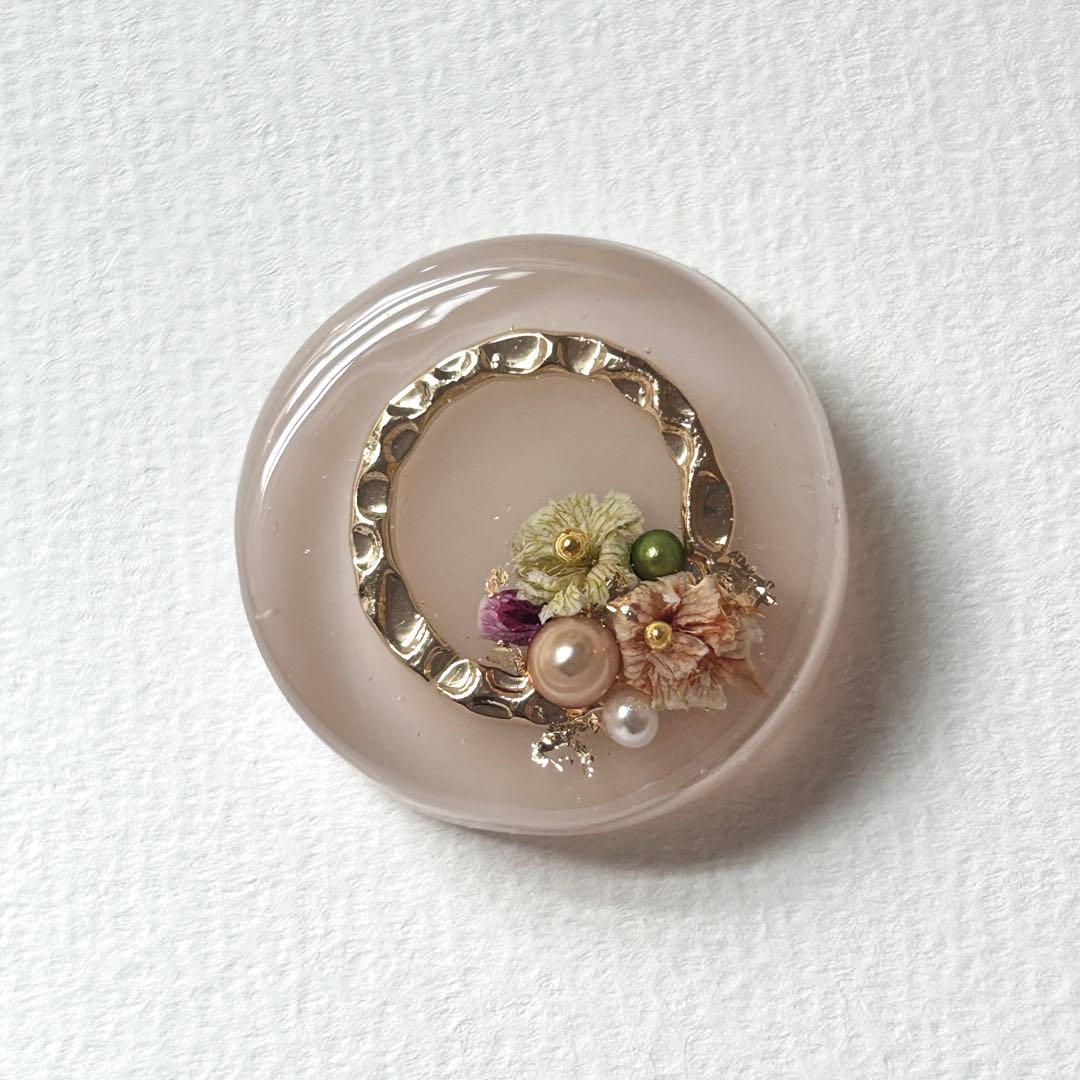 No.613 ハンドメイド　ドライフラワー　レジン　ヘアゴム　SALE