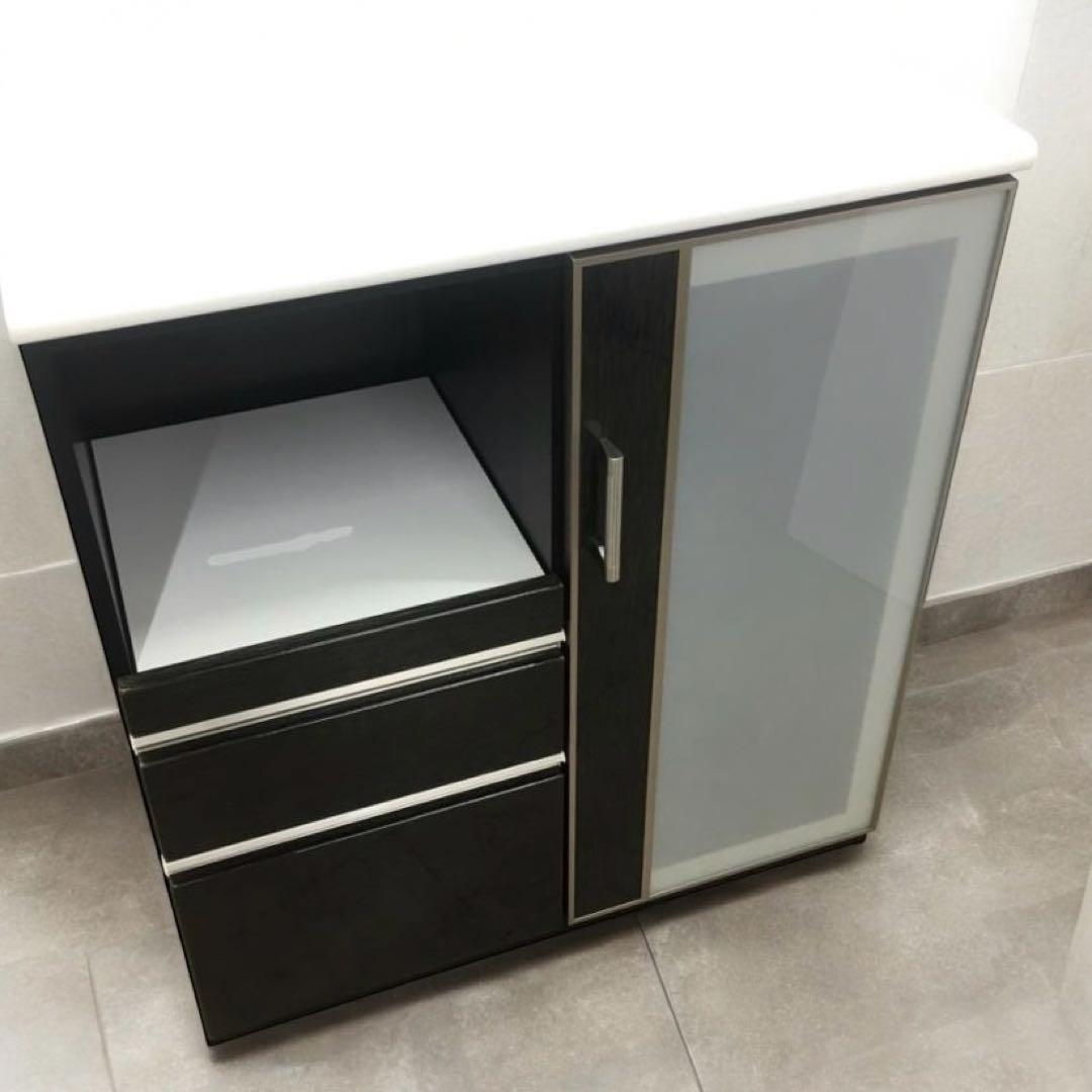 ニトリ キッチンカウンター ポスティア 90 WH 食器棚 キッチン収納