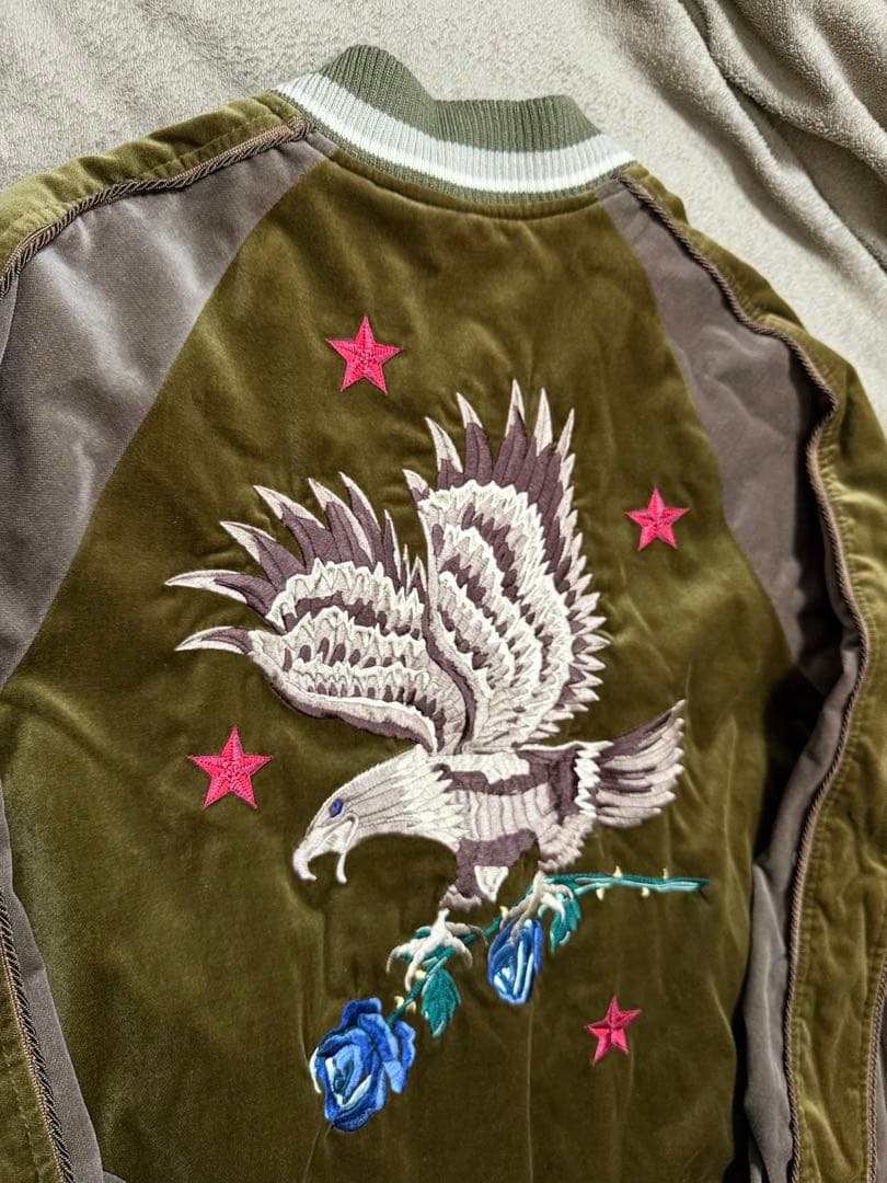 ２面用 別珍 DIET BUTCHER 鷲 日本限定 スカジャン vintage