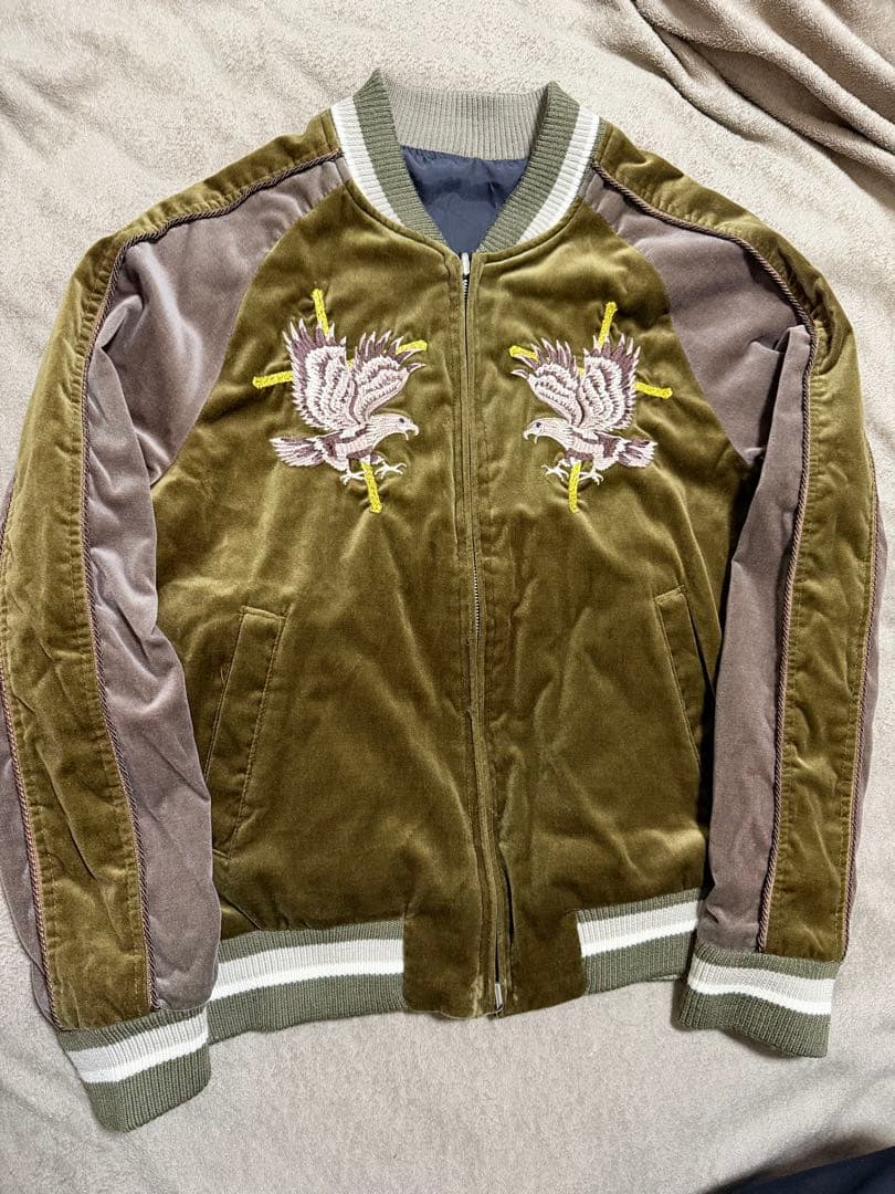 ２面用 別珍 DIET BUTCHER 鷲 日本限定 スカジャン vintage