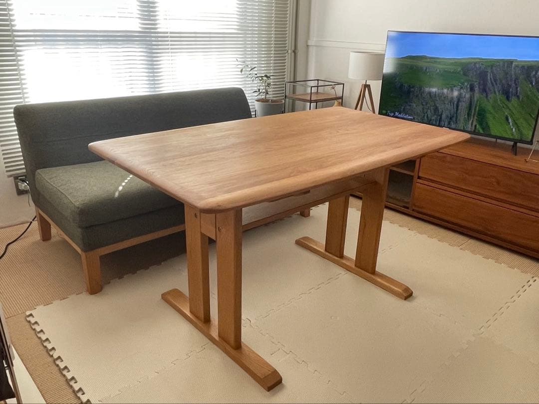 ダブルデイ オーク無垢材 テーブル 幅120㎝