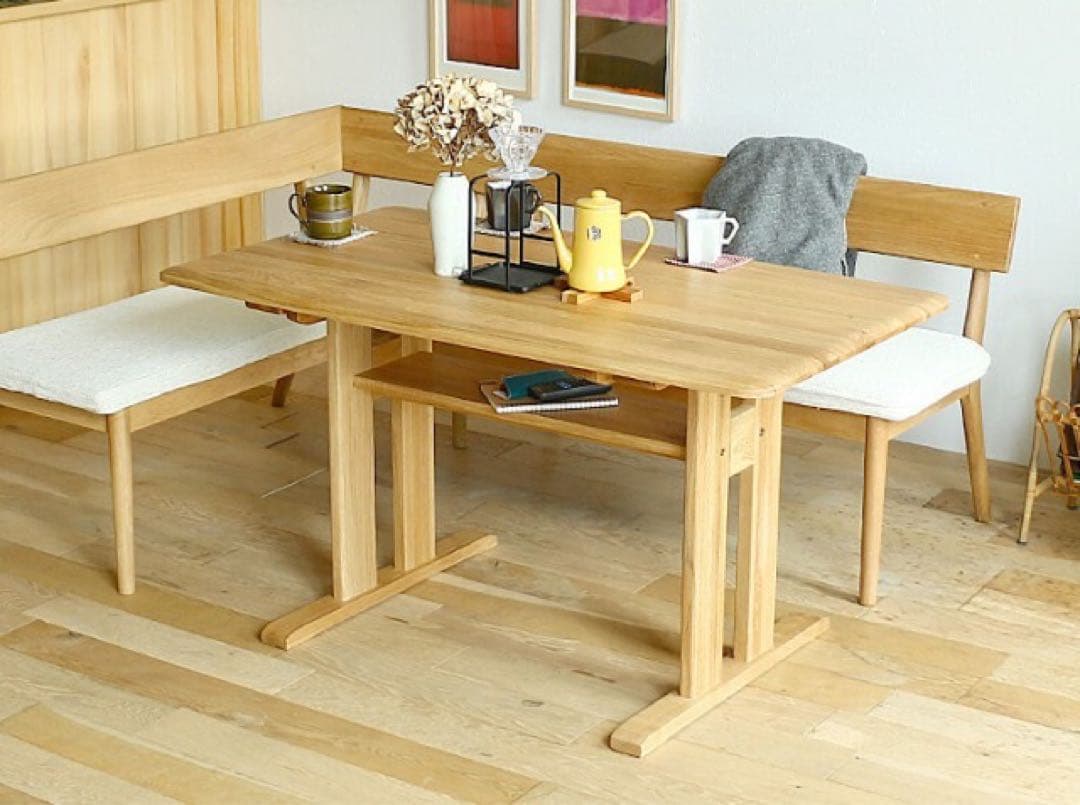 ダブルデイ オーク無垢材 テーブル 幅120㎝