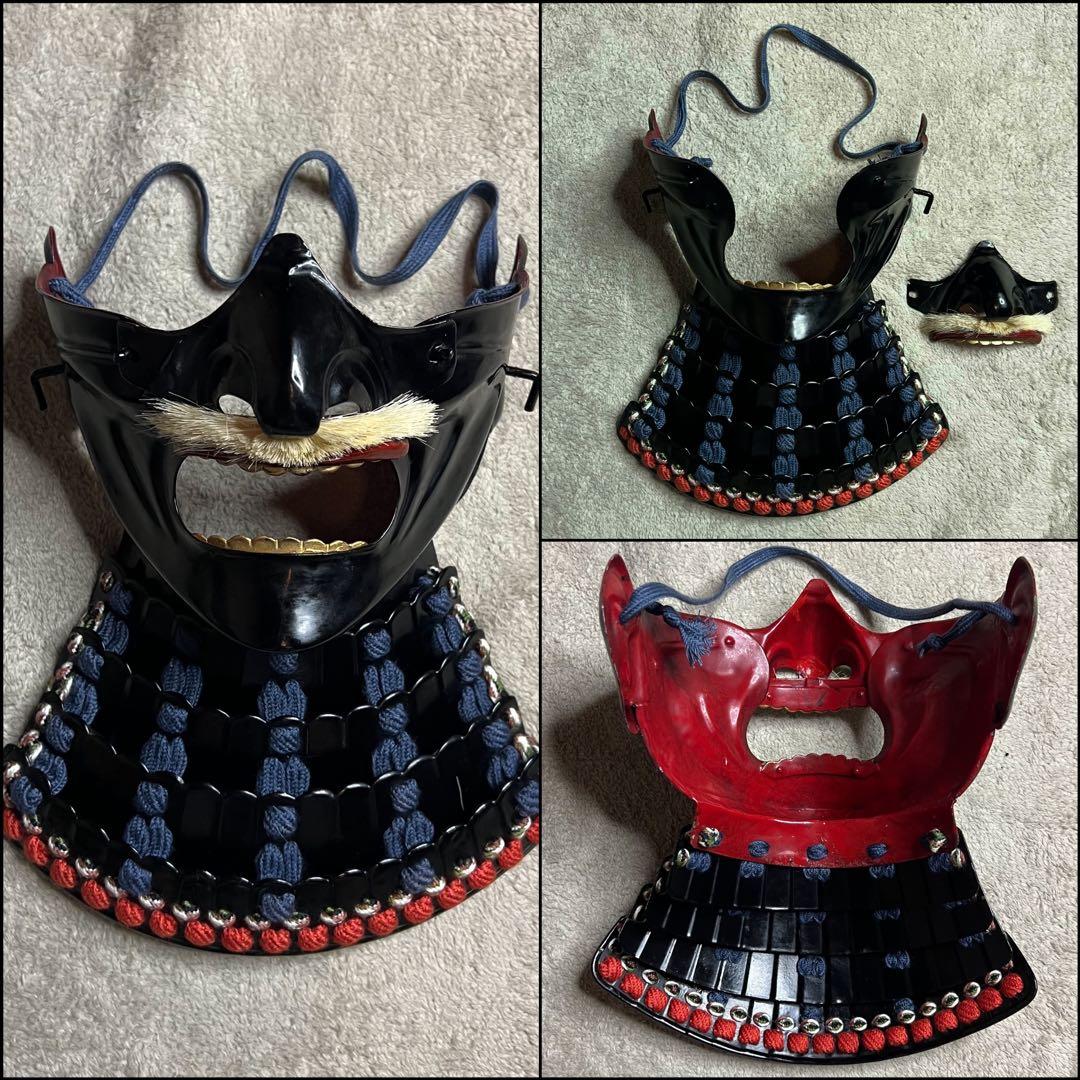 新品同様、美品！『光忍』丸武工房製【鎧•甲冑】紺糸威 黒胴 当世具足　甲冑 一式