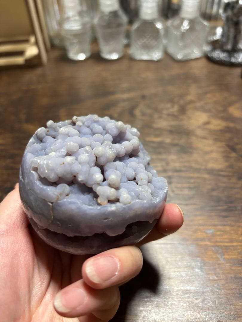 ぶどう石　紫