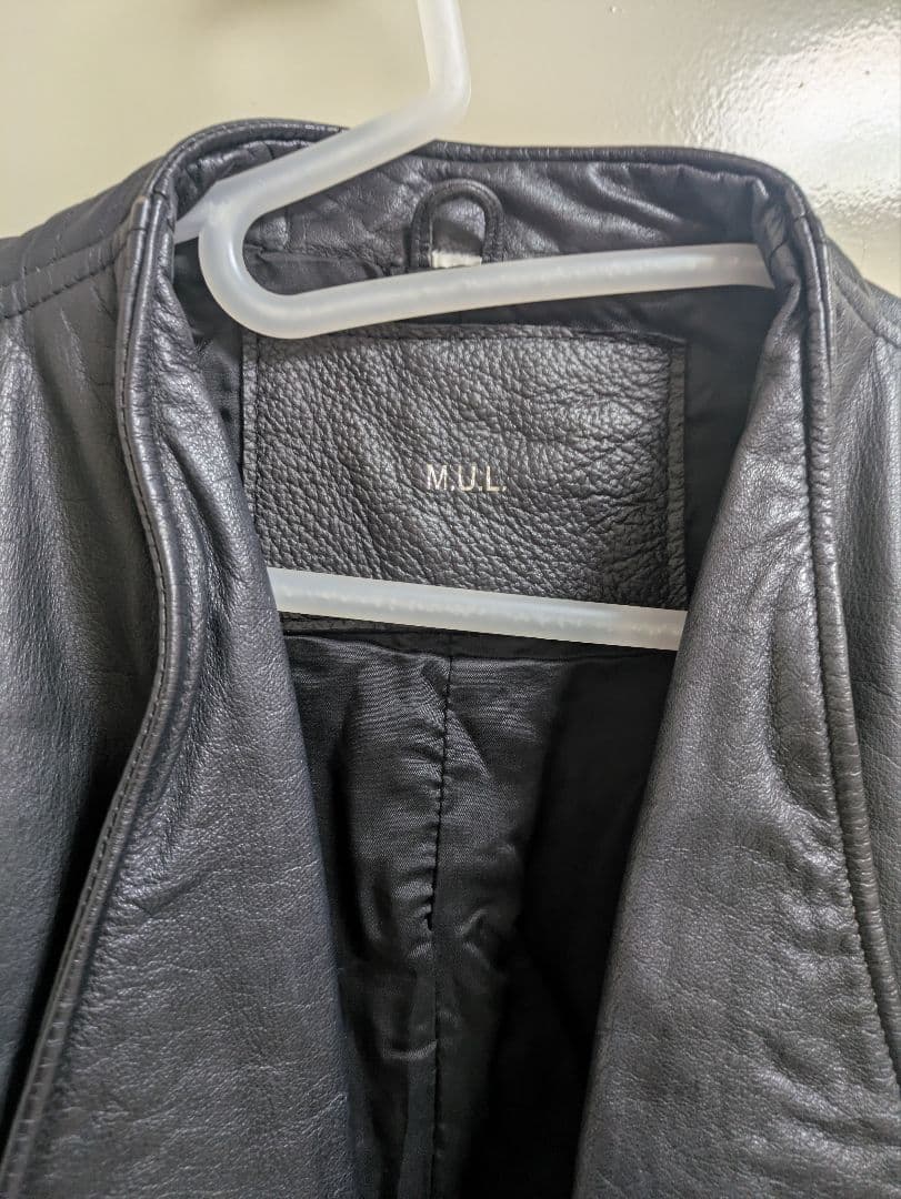 M.U.L ヴィンテージリメイクレザー　新品タグ付き
