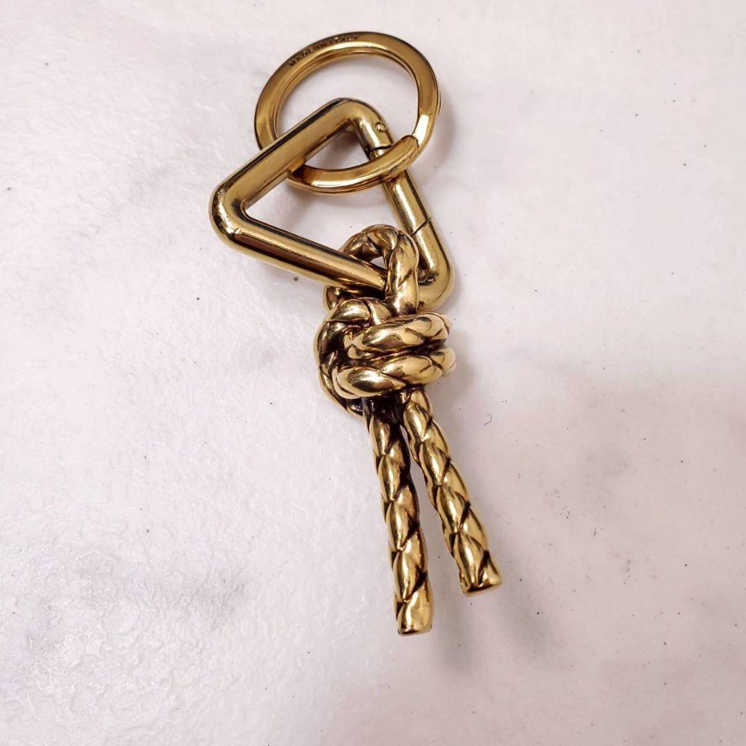 美品✨ボッテガヴェネタ メタルノットキーリング 818792VCQP08953