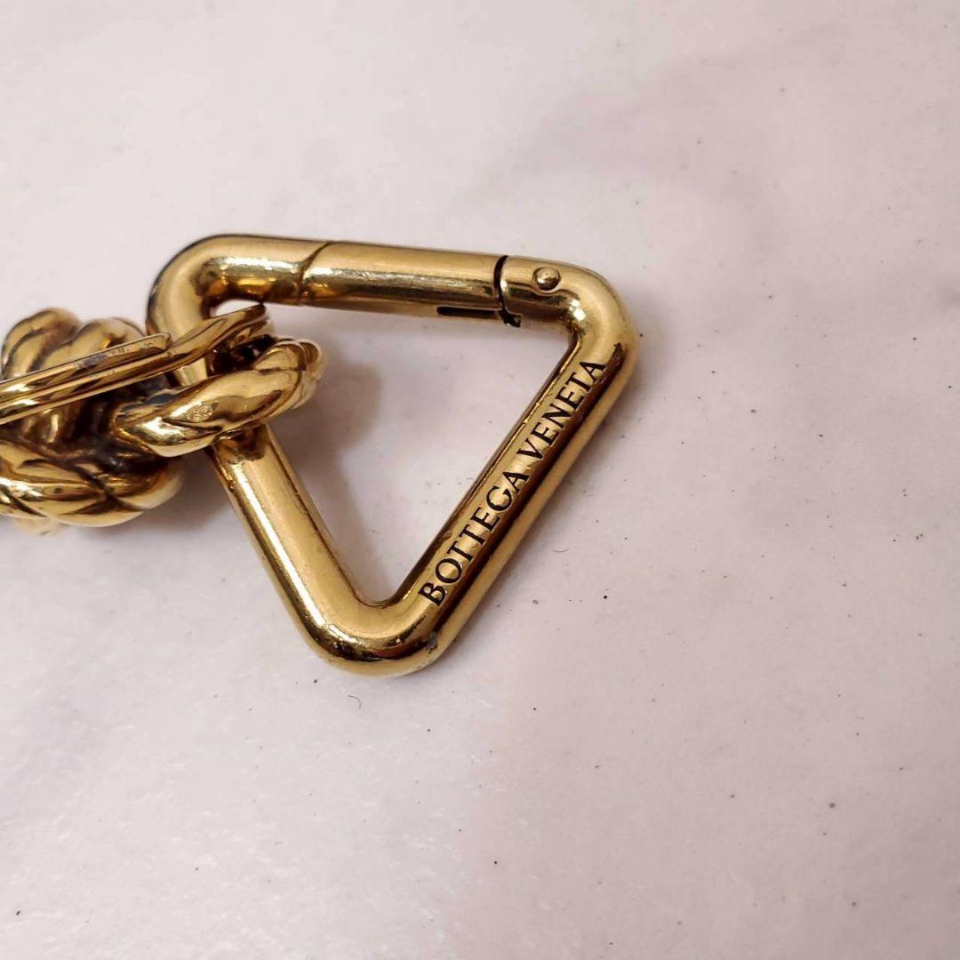 美品✨ボッテガヴェネタ メタルノットキーリング 818792VCQP08953