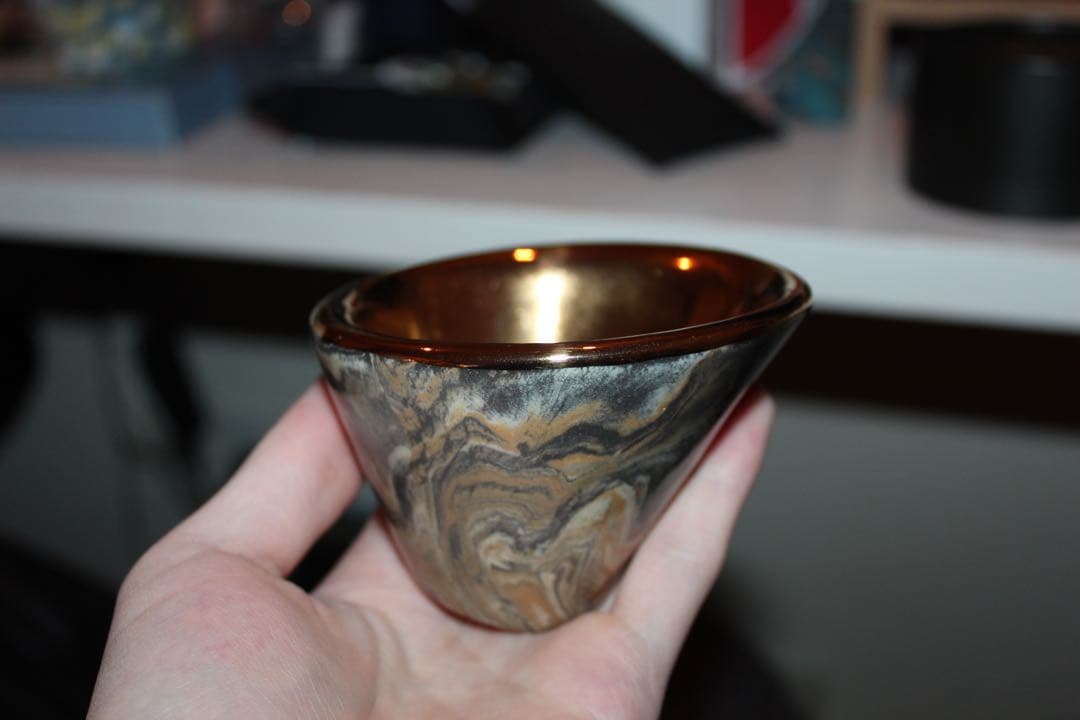 今村能章　キングカップ×2 エスプレッソカップ×1 egg×1 レザーケース付き