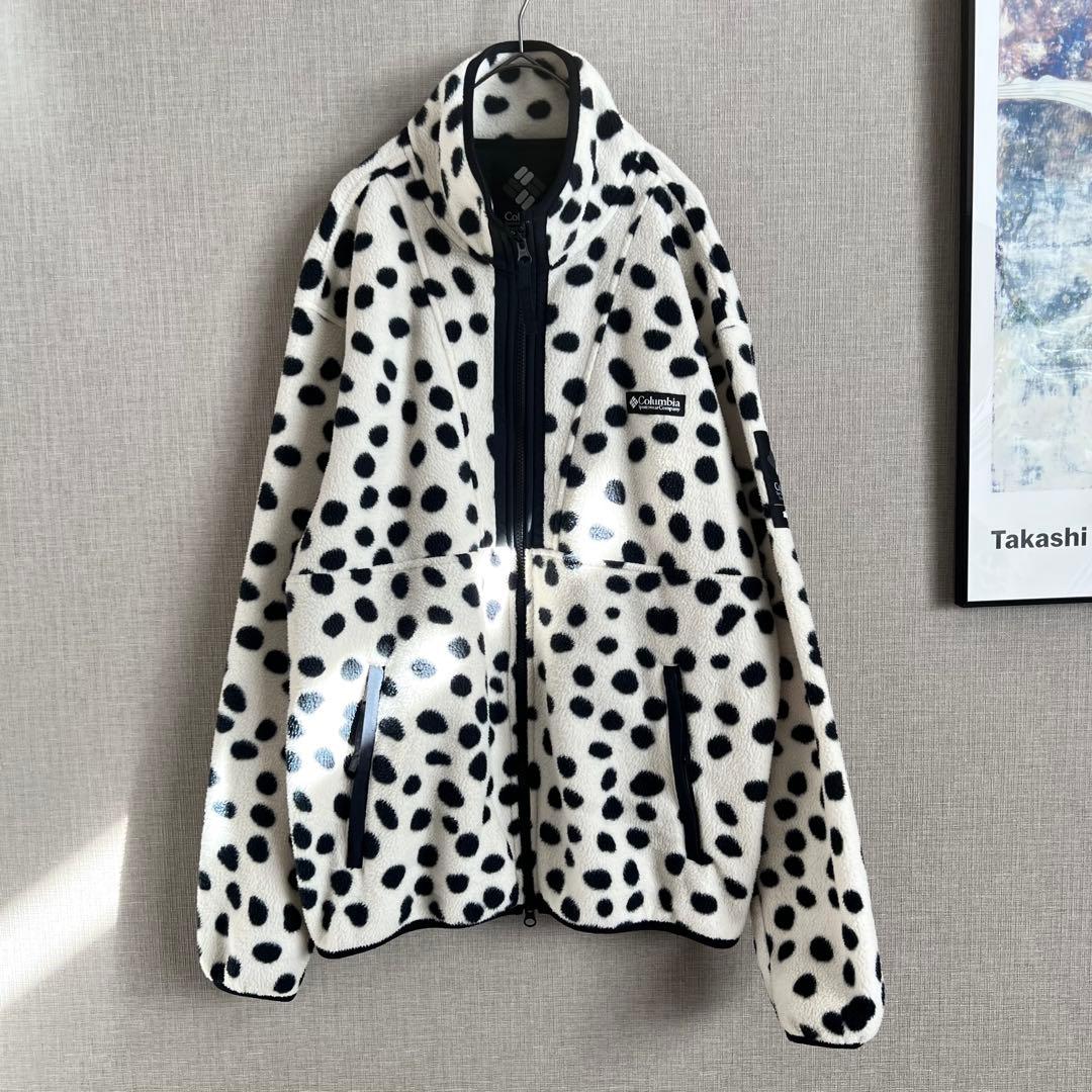Columbia x atmos フリースジャケット ダルメシアン M
