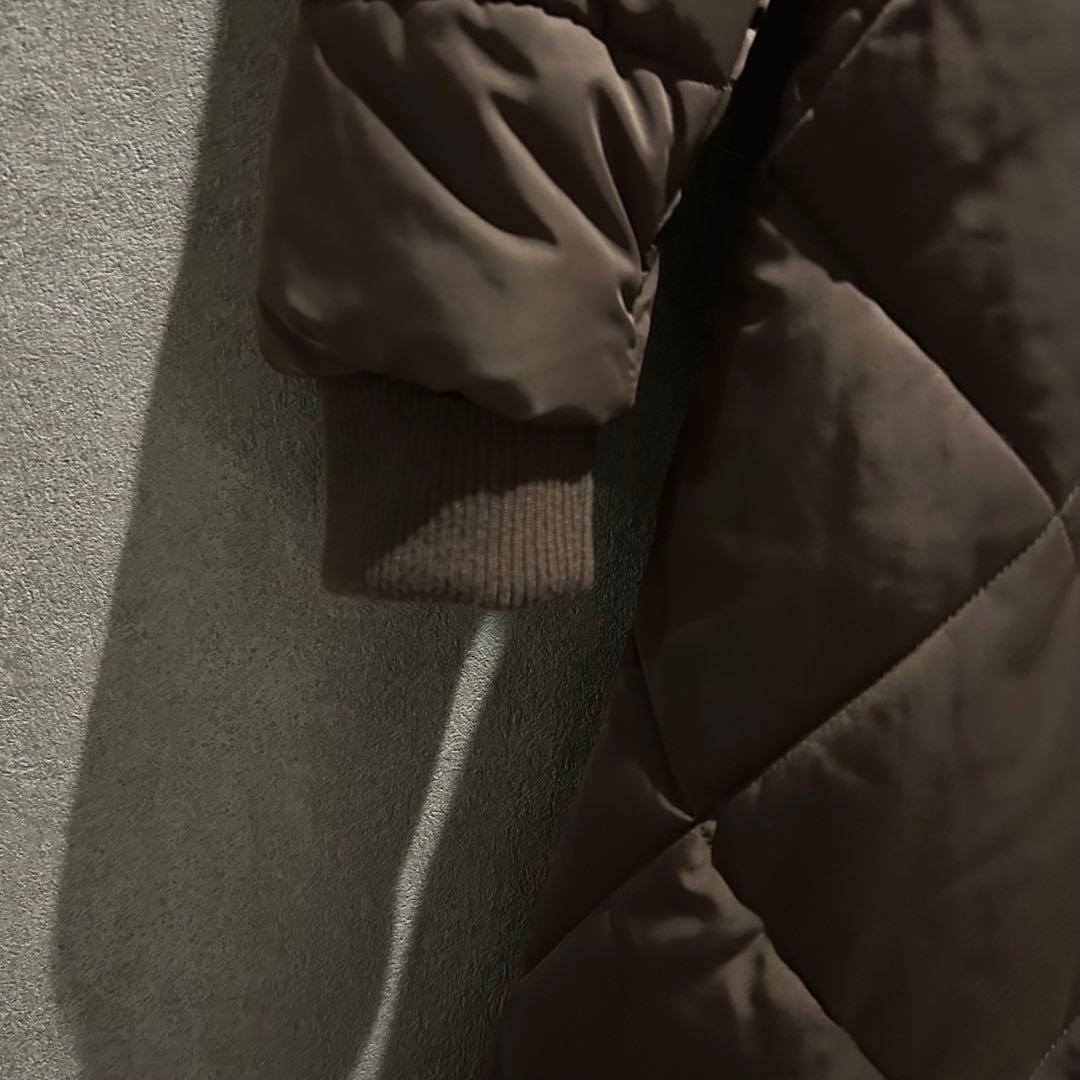 ロングコート ウエストリボン ロゴチャーム le reve vaniller