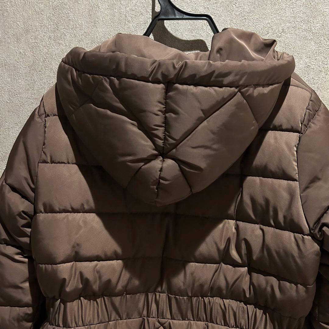 ロングコート ウエストリボン ロゴチャーム le reve vaniller