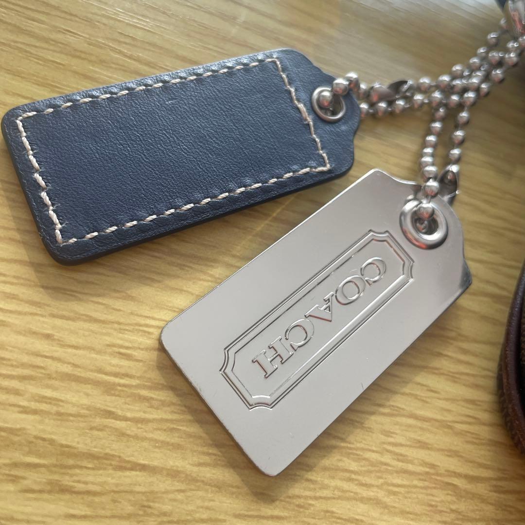 COACH ボディバッグ レザー ブラウン