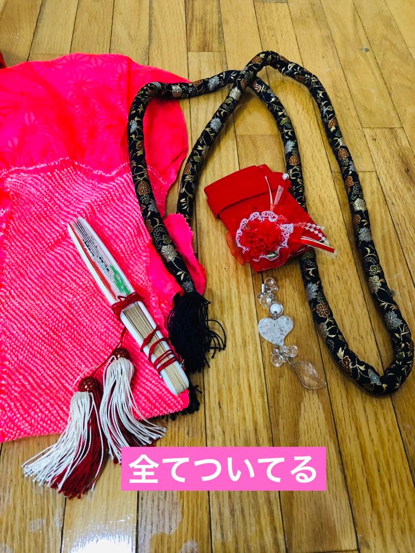 七五三七歳‼豪華紫系modern金彩金箔煌びやか際立つ‼️完全フルセット絢爛