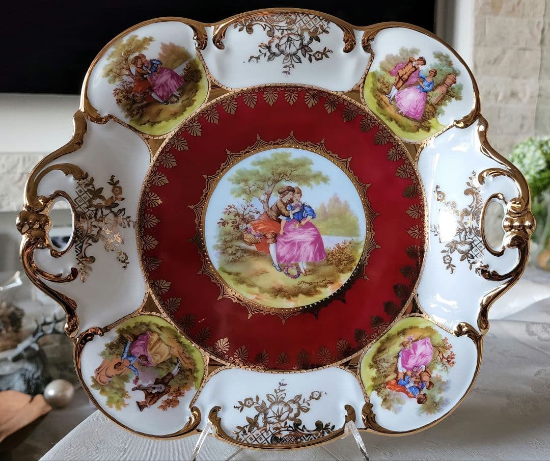 ドイツ製 Love story トレイ ケーキプレート ビンテージ ババリア