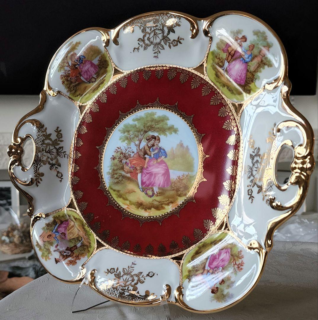 ドイツ製 Love story トレイ ケーキプレート ビンテージ ババリア