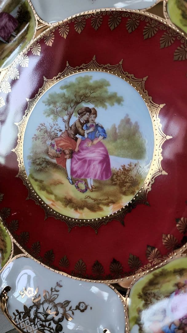 ドイツ製 Love story トレイ ケーキプレート ビンテージ ババリア