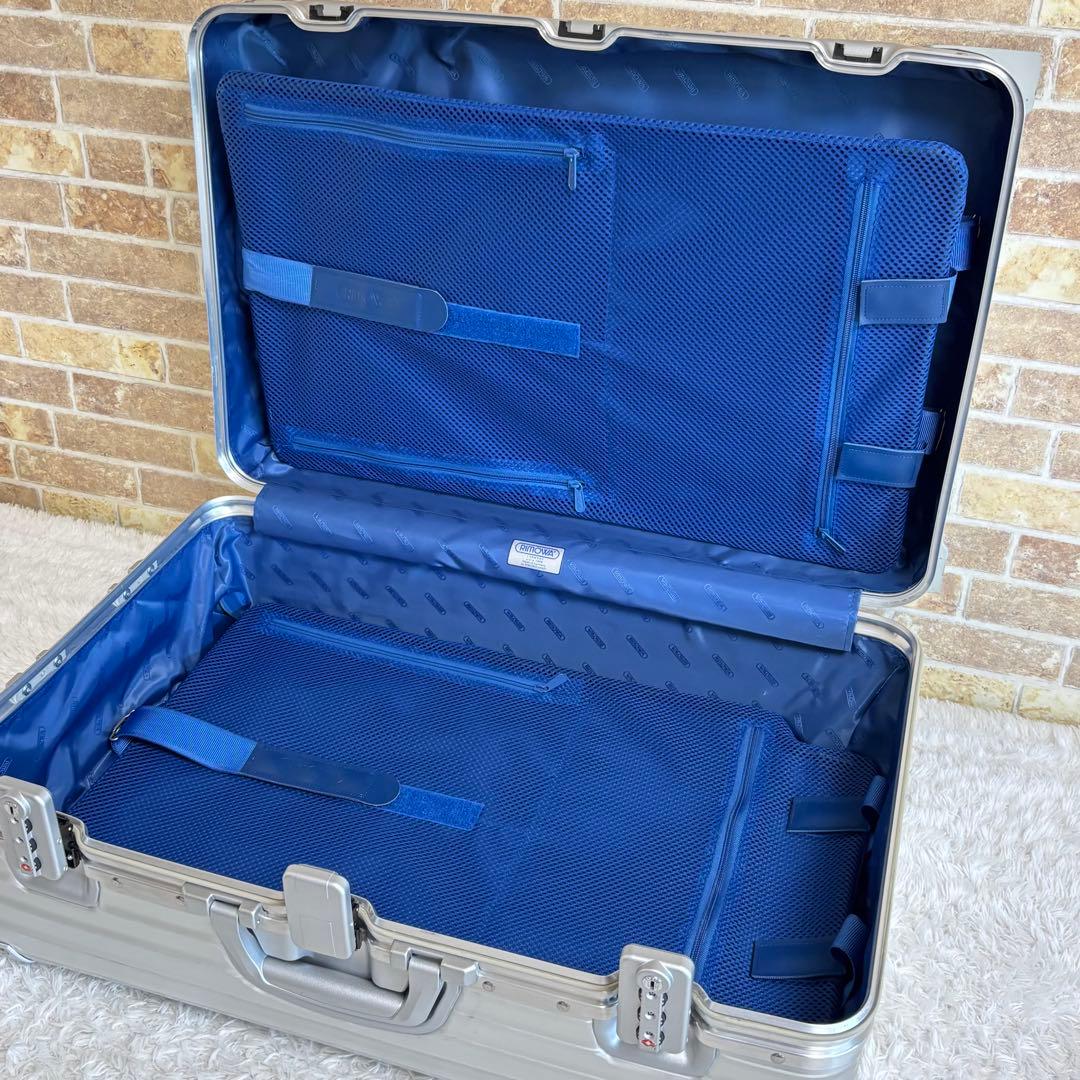 【美品】 リモワ トパーズ キャリーケース スーツケース 2輪 64L アルミ