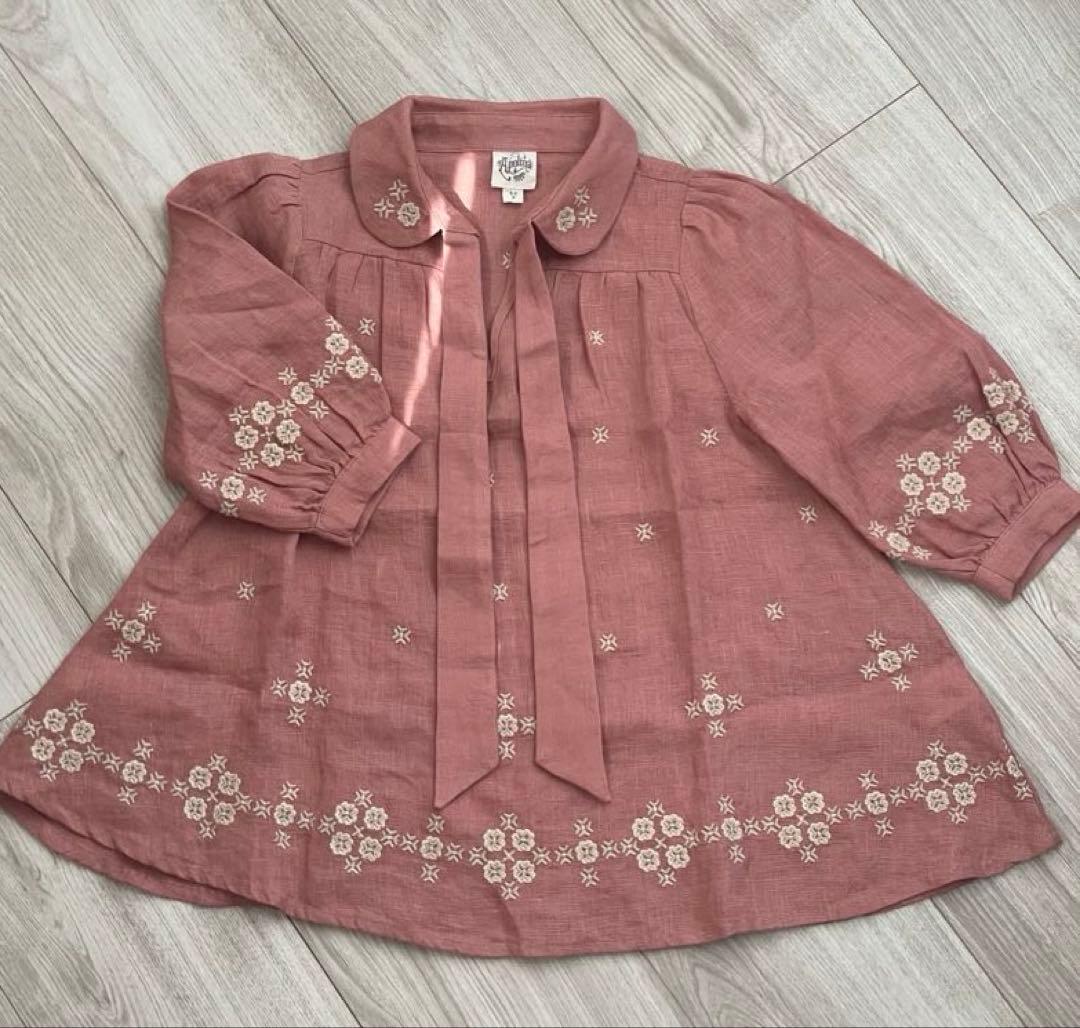 美品【apolina】ワンピース/2-3y