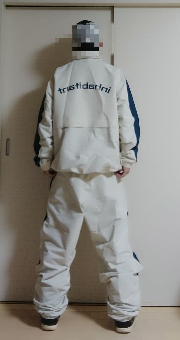 インハビタントinhabitant スノーボードウェア上下セット美品24/25