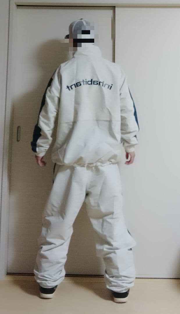 インハビタントinhabitant スノーボードウェア上下セット美品24/25