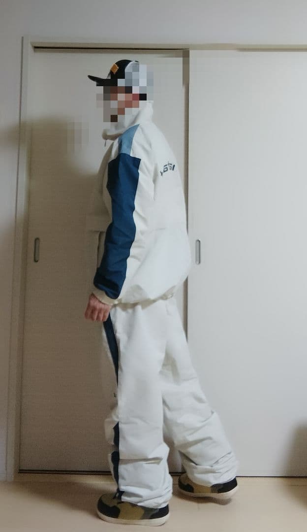 インハビタントinhabitant スノーボードウェア上下セット美品24/25