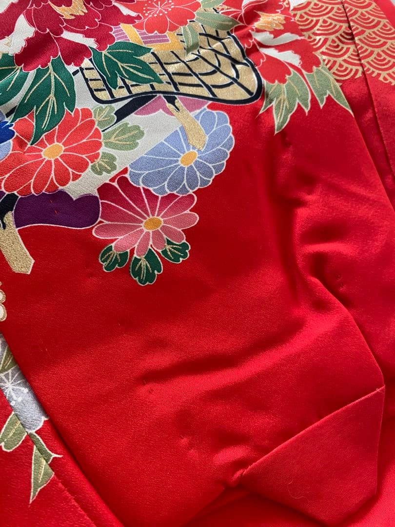 七五三 女の子 3歳 着物一式 絹100%